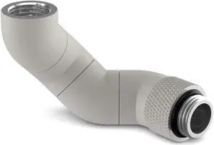 PrimoChill Male to Female G 1/4in. 180 Degree SX Triple Rotary Elbow Fitting