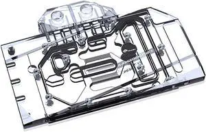 Bykski Full Coverage GPU Water Block and Backplate for ASRock RX 6600 XT Phantom Gaming D (A-AR6600XTPGD-X)
