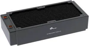 Bykski 240mm x 60mm RC Series Radiator, 120mm x 2, Dual Fan (CR-RD240RC-TK60-V2)