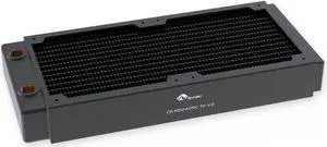 Bykski 240mm x 40mm RC Series Radiator, 120mm x 2, Dual Fan (CR-RD240RC-TK-V2)
