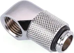 Bykski G 1/4in. Male to Female 90 Degree Rotary 15mm Extension Elbow Fitting (B-RD90-EXJ15)
