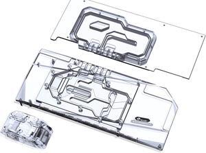 Bykski Full Coverage GPU Water Block w/ Integrated Active Backplate for Zotac RTX 3090 PGF OC (N-ST3090PGF-TC)