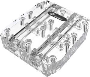 Bykski Dual GPU 40mm SLI/CF Connection Bridge Block for TC Blocks - (B-L2-2WAY-TC)
