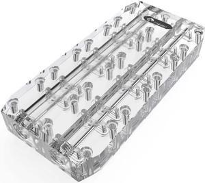 Bykski Quad GPU 40mm SLI/CF Connection Bridge Block for TC Blocks - (B-L3-4WAY-TC)