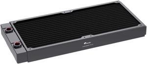 Bykski 280mm x 30mm RC Series Radiator, 140mm x 2, Dual Fan (CR-RD280RC-TN-V3)