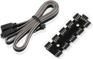Bykski 1 to 10 12V RGB  Synchronization / Expansion Bus (B-MBDT-1TO10-RGB)