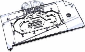Bykski Full Coverage GPU Water Block and Backplate for MSI GeForce RTX 4090 Gaming X Trio (N-MS4090TRIO-X)