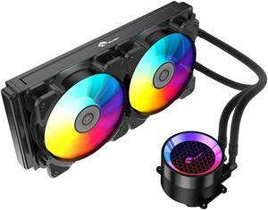 Bykski AIO Integrated Liquid CPU Cooler w/ A-RGB - 240mm (B-FRD240-RBW)