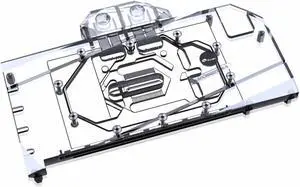 Bykski Full Coverage GPU Water Block and Backplate for MAXSUN GeForce RTX 3060 Terminator12G (N-MX3060TER-X)