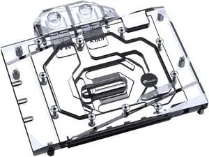 Bykski Full Coverage GPU Water Block and Backplate For MAXSUN GeForce RTX 4070 Ti iCraft OC 12G (N-MX4070TI-X)