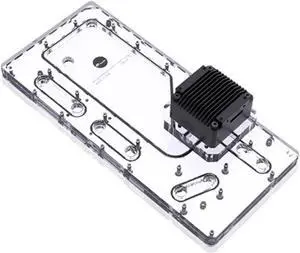 Bykski Distro Plate For Lian Li PC-O11 w/ MINI/M-ATX Motherboards - PMMA w/ 5v Addressable RGB (RBW) (RGV-LAN-O11MINI-P-K)