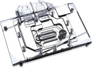 Bykski Full Coverage GPU Water Block and Backplate For PNY RTX4070 12GB Gaming VERTO (N-PNY4070VERTO-X)
