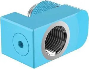PrimoChill Male to Female G 1/4in. Supported Offset Rotary Fitting