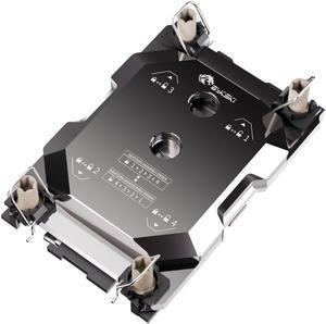 Bykski CPU-SR4677-X Intel Sapphire Rapids CPU Water Cooling Block - Full Metal - Nickel Plated - Gray (LGA 4677/Socket E)