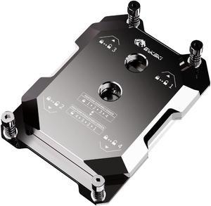 Bykski CPU-SRSP3-X (LGA4094) EPYC Server CPU Water Cooling Block - Full Metal - Nickel Plated - Gray (Socket SP3)