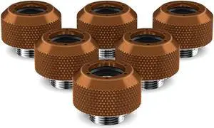 PrimoChill 1/2in. Rigid RevolverSX Series Fitting - 6 pack