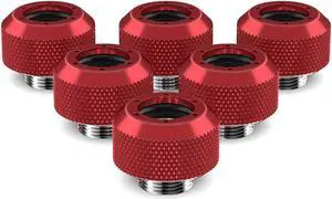 PrimoChill 1/2in. Rigid RevolverSX Series Fitting - 6 pack