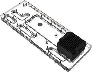 Bykski Distro Plate For LIAN LI Ghost Axe III - PMMA w/ 5v Addressable RGB (RBW) (RGV-LAN-COOLIII-P-K)