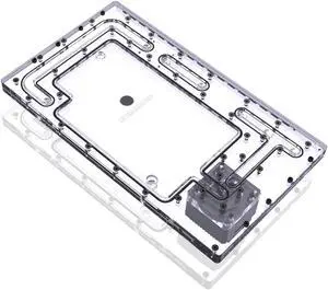 Bykski Distro Plate For TT Level 20 XT - PMMA w/ 5v Addressable RGB (RBW) (RGV-TT-LEVEL20XT-P-K)