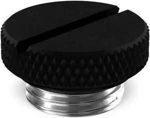 PrimoChill G 1/4in. SX Knurled Nickel Slotted Stop Fitting