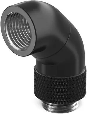 PrimoChill Male to Female G 1/4in. 90 Degree SX Dual Rotary Snake Fitting