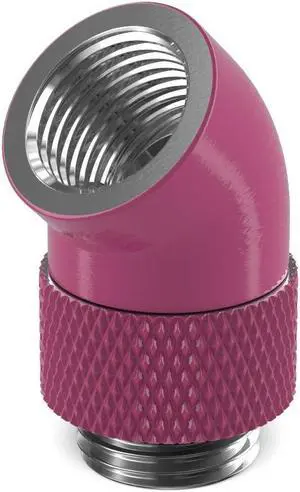 PrimoChill Male to Female G 1/4in. 45 Degree SX Rotary Elbow Fitting