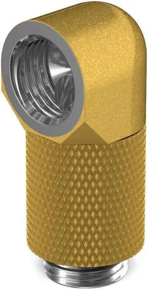PrimoChill Male to Female G 1/4in. 90 Degree SX Rotary 20mm Extension Elbow Fitting