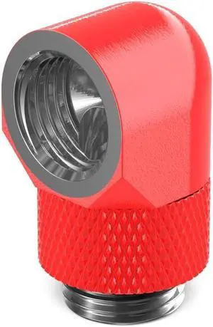 PrimoChill Male to Female G 1/4in. 90 Degree SX Rotary Elbow Fitting PrimoChill Male to Female G 1/4in. 90 Degree SX Rotary Elbow Fitting