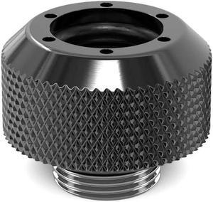 PrimoChill 1/2in. Rigid RevolverSX Series Fitting - Dark Nickel