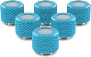 PrimoChill 12mm OD Rigid SX Fitting - 6 Pack