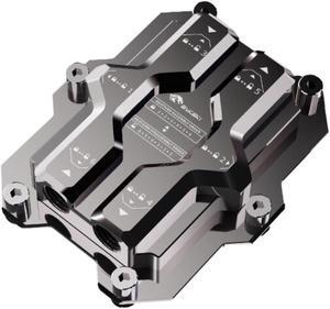 Bykski CPU-SRSP5-S-X AMD EPYC CPU Water Cooling Block - Full Metal - Nickel Plated - Gray (Socket SP5)