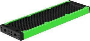 PrimoChill 360SL (30mm) EXIMO Modular Radiator, Black POM, 3x120mm, Triple Fan (R-SL-BK36) Available in 20+ Colors, Assembled in USA and Custom Watercooling Loop Ready