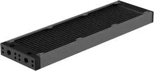 PrimoChill 360SL (30mm) EXIMO Modular Radiator, Black POM, 3x120mm, Triple Fan (R-SL-BK36) Available in 20+ Colors, Assembled in USA and Custom Watercooling Loop Ready
