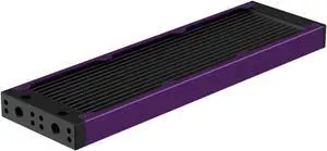 PrimoChill 360SL (30mm) EXIMO Modular Radiator, Black POM, 3x120mm, Triple Fan (R-SL-BK36) Available in 20+ Colors, Assembled in USA and Custom Watercooling Loop Ready