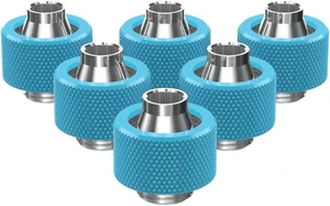 PrimoChill SecureFit SX - Premium Compression Fitting For 7/16in ID x 5/8in OD Flexible Tubing 6 Pack (F-SFSX758-6) - Available in 20+ Colors, Custom Watercooling Loop Ready PrimoChill SecureFit SX - Premium Compression Fitting For 7/16in ID x 5/8in OD Flexible Tubing 6 Pack (F-SFSX758-6) - Available in 20+ Colors, Custom Watercooling Loop Ready