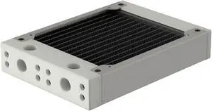 PrimoChill 120SL (30mm) EXIMO Modular Radiator, White POM, 1x120mm, Single Fan (R-SL-W12) Available in 20+ Colors, Assembled in USA and Custom Watercooling Loop Ready PrimoChill 120SL (30mm) EXIMO Modular Radiator, White POM, 1x120mm, Single Fan (R-SL-W12) Available in 20+ Colors, Assembled in USA and Custom Watercooling Loop Ready
