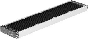 PrimoChill 480SL (30mm) EXIMO Modular Radiator, Clear Acrylic, 4x120mm, Quad Fan (R-SL-A48) Available in 20+ Colors, Assembled in USA and Custom Watercooling Loop Ready