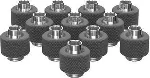 PrimoChill SecureFit SX - Premium Compression Fitting For 3/8in ID x 1/2in OD Flexible Tubing 12 Pack (F-SFSX12-12) - Available in 20+ Colors, Custom Watercooling Loop Ready PrimoChill SecureFit SX - Premium Compression Fitting For 3/8in ID x 1/2in OD Flexible Tubing 12 Pack (F-SFSX12-12) - Available in 20+ Colors, Custom Watercooling Loop Ready