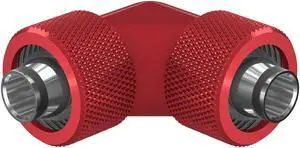 PrimoChill SecureFit SX - Premium 90 Degree Compression Fitting Set For 7/16in ID x 5/8in OD Flexible Tubing (F-SFSX75890) - Available in 20+ Colors, Custom Watercooling Loop Ready