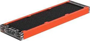 PrimoChill 360SL (30mm) EXIMO Modular Radiator, Clear Acrylic, 3x120mm, Triple Fan (R-SL-A36) Available in 20+ Colors, Assembled in USA and Custom Watercooling Loop Ready