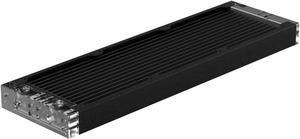 PrimoChill 360SL (30mm) EXIMO Modular Radiator, Clear Acrylic, 3x120mm, Triple Fan (R-SL-A36) Available in 20+ Colors, Assembled in USA and Custom Watercooling Loop Ready