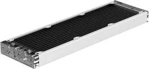PrimoChill 360SL (30mm) EXIMO Modular Radiator, Clear Acrylic, 3x120mm, Triple Fan (R-SL-A36) Available in 20+ Colors, Assembled in USA and Custom Watercooling Loop Ready