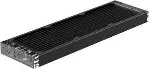 PrimoChill 360SL (30mm) EXIMO Modular Radiator, Clear Acrylic, 3x120mm, Triple Fan (R-SL-A36) Available in 20+ Colors, Assembled in USA and Custom Watercooling Loop Ready