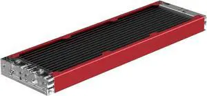 PrimoChill 360SL (30mm) EXIMO Modular Radiator, Clear Acrylic, 3x120mm, Triple Fan (R-SL-A36) Available in 20+ Colors, Assembled in USA and Custom Watercooling Loop Ready