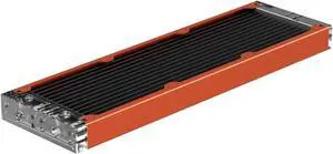 PrimoChill 360SL (30mm) EXIMO Modular Radiator, Clear Acrylic, 3x120mm, Triple Fan (R-SL-A36) Available in 20+ Colors, Assembled in USA and Custom Watercooling Loop Ready