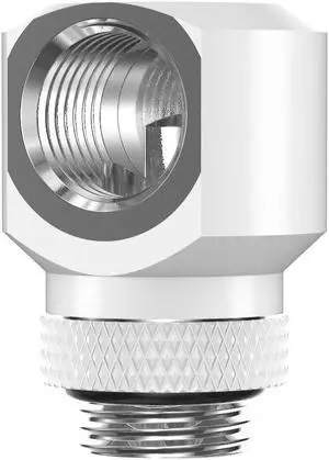 PrimoChill InterConnectSX Flat 90 Degree Rotary Fitting (FAF90)  Enhanced PC Cooling with Sleek Aesthetics - Available in 20+ Colors, Custom Watercooling Loop Ready