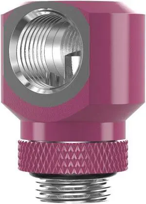 PrimoChill InterConnectSX Flat 90 Degree Rotary Fitting (FAF90)  Enhanced PC Cooling with Sleek Aesthetics - Available in 20+ Colors, Custom Watercooling Loop Ready