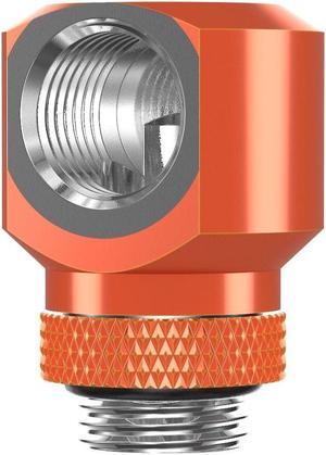 PrimoChill InterConnectSX Flat 90 Degree Rotary Fitting (FAF90)  Enhanced PC Cooling with Sleek Aesthetics - Available in 20+ Colors, Custom Watercooling Loop Ready