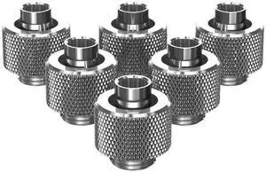 PrimoChill SecureFit SX - Premium Compression Fitting For 3/8in ID x 1/2in OD Flexible Tubing 6 Pack (F-SFSX12-6) - Available in 20+ Colors, Custom Watercooling Loop Ready PrimoChill SecureFit SX - Premium Compression Fitting For 3/8in ID x 1/2in OD Flexible Tubing 6 Pack (F-SFSX12-6) - Available in 20+ Colors, Custom Watercooling Loop Ready