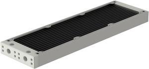 PrimoChill 360SL (30mm) EXIMO Modular Radiator, White POM, 3x120mm, Triple Fan (R-SL-W36) Available in 20+ Colors, Assembled in USA and Custom Watercooling Loop Ready